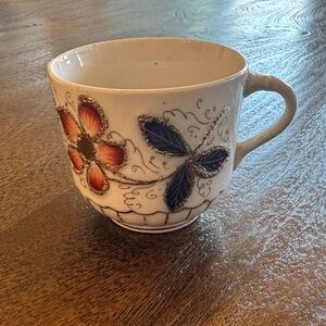 Vintage Ceramic Teacup with Handle